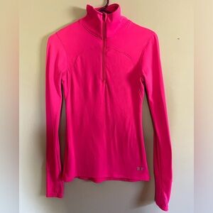 Hot pink Under Armour half zip